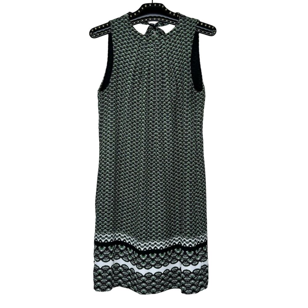H&M Green Pleated Tie Back Straight Dress 8 NWOT - Picture 10 of 11